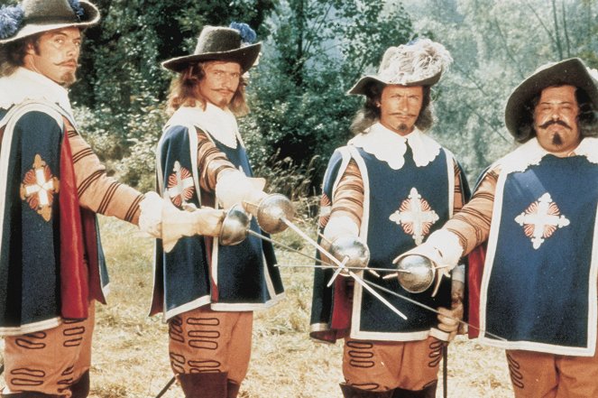 Die tollen Charlots - Wir Viere sind Musketiere - Filmfotos - Jean Valmont, Georges Mansart, Yvan Tanguy, Gib Grossac
