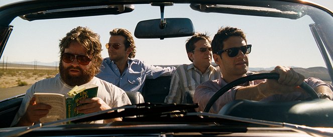 The Hangover - Van film - Zach Galifianakis, Bradley Cooper, Ed Helms, Justin Bartha