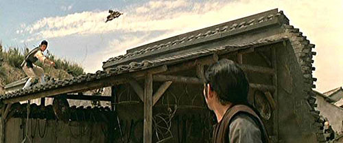La guillotina voladora - De la película
