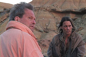 Zagubiony w La Manchy - Z filmu - Terry Gilliam, Johnny Depp