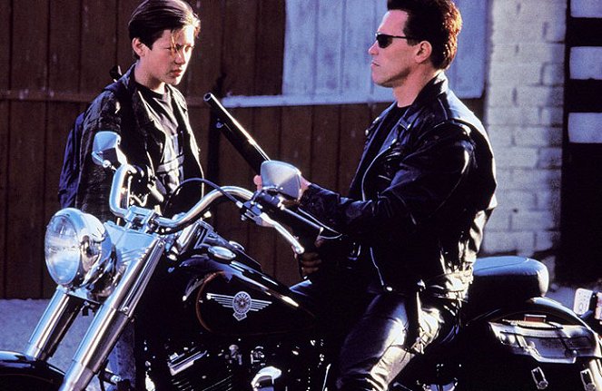 Terminator 2: El juicio final - De la película - Edward Furlong, Arnold Schwarzenegger