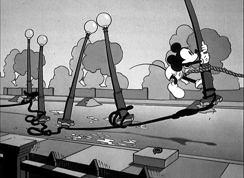 Mickey's Steamroller - De la película