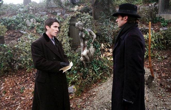 Prestige - Meister der Magie - Filmfotos - Christian Bale, Hugh Jackman
