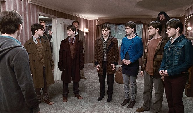 Harry Potter a Dary smrti - 1. - Z filmu - Daniel Radcliffe, Mark Williams, David Thewlis, Robbie Coltrane