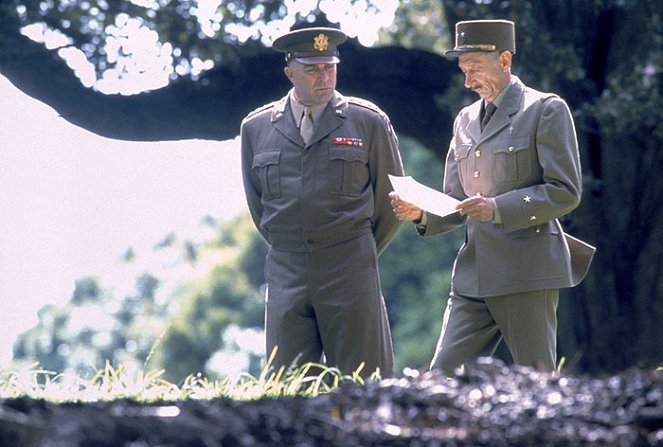 Generál Eisenhower: Velitel invaze - Z filmu - Tom Selleck, George Shevtsov