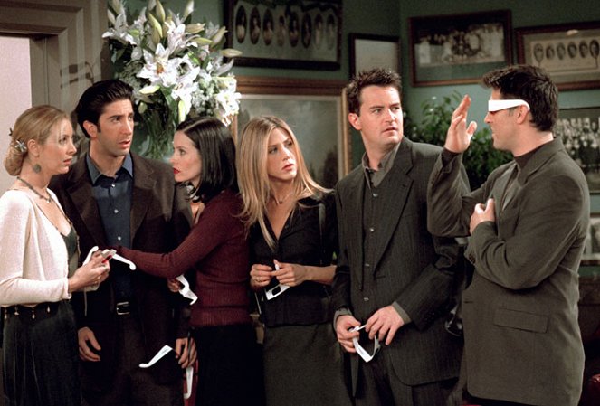 Friends - Aquele com a Bolsa do Joey - Do filme - Lisa Kudrow, David Schwimmer, Courteney Cox, Jennifer Aniston, Matthew Perry, Matt LeBlanc
