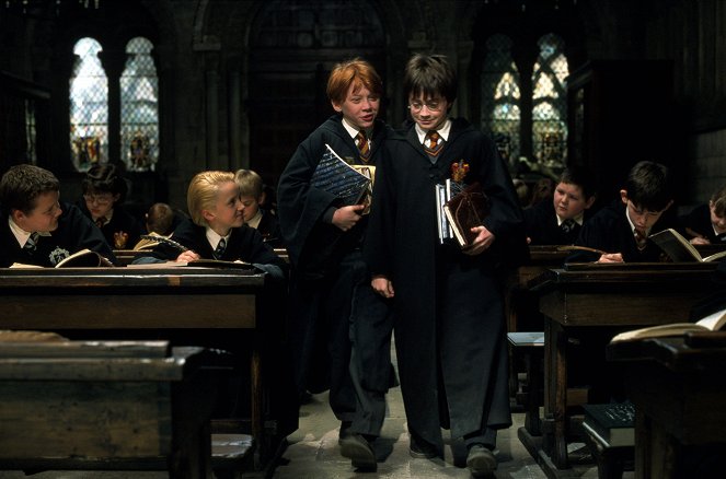 Harry Potter a Kameň mudrcov - Z filmu - Tom Felton, Rupert Grint, Daniel Radcliffe