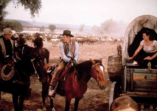Drei Rivalen - Filmfotos - Clark Gable, Robert Ryan, Jane Russell