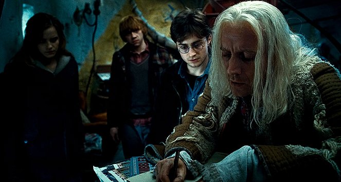 Harry Potter a Dary smrti - 1. - Z filmu - Rupert Grint, Daniel Radcliffe, Rhys Ifans
