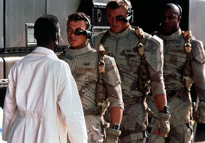 Uniwersalny żołnierz - Z filmu - Jean-Claude Van Damme, Dolph Lundgren, Tommy 'Tiny' Lister