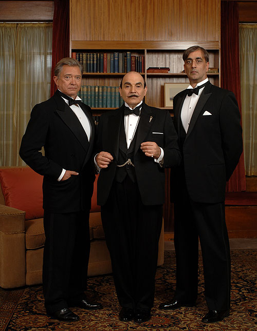Agatha Christies Poirot - Nikotin - Werbefoto - Martin Shaw, David Suchet, Art Malik