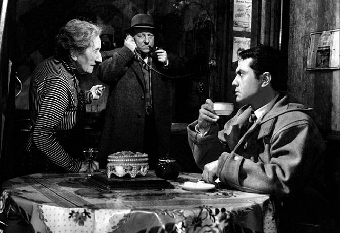 Maigret kennt kein Erbarmen - Filmfotos - Gabrielle Fontan, Jean Gabin, Robert Hirsch