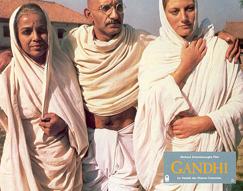 Gandhi - Lobbykarten - Ben Kingsley, Geraldine James