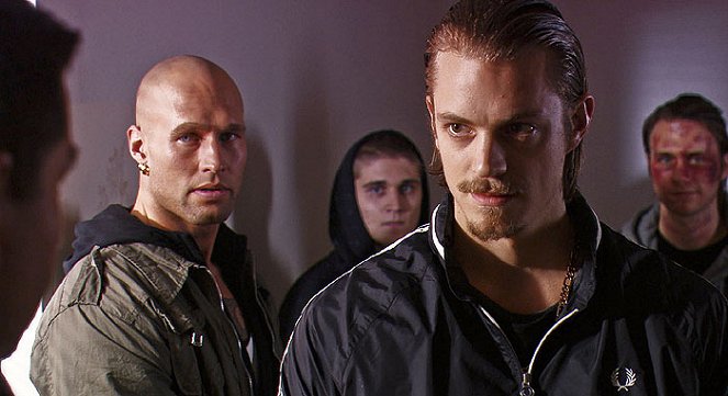 Johan Falk: Bratia v zbrani - Z filmu - Anastasios Soulis, Joel Kinnaman, Martin Wallström