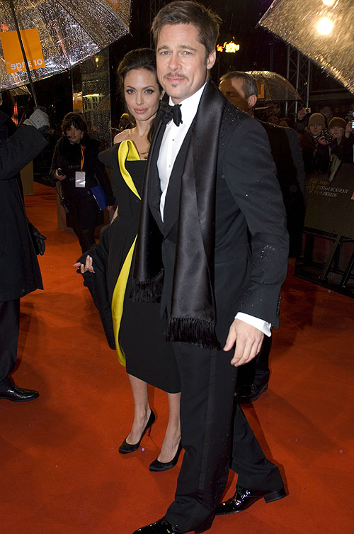 The Orange British Academy Film Awards 2011 - Film - Angelina Jolie, Brad Pitt