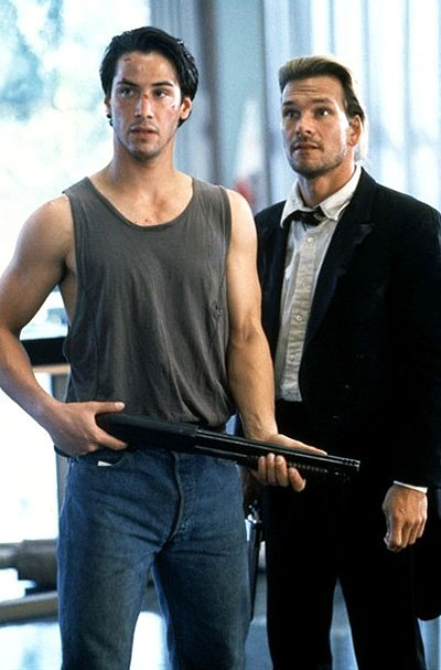 Holtpont - Filmfotók - Keanu Reeves, Patrick Swayze