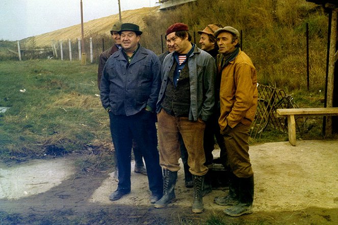 Chlapi - Z filmu - Dušan Blaškovič, Slávo Záhradník, Ivan Palúch, Vladimír Kostovič