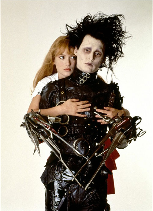 Edward mit den Scherenhänden - Werbefoto - Winona Ryder, Johnny Depp