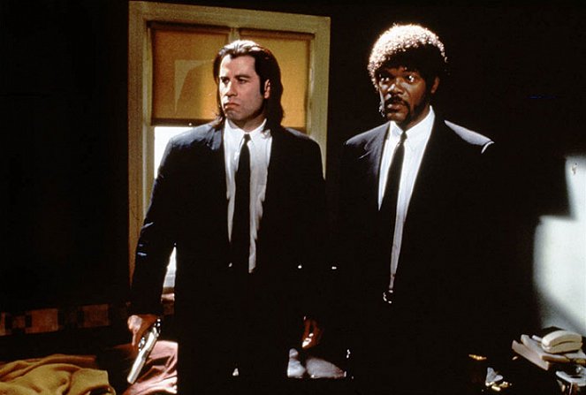 Pulp Fiction - De la película - John Travolta, Samuel L. Jackson