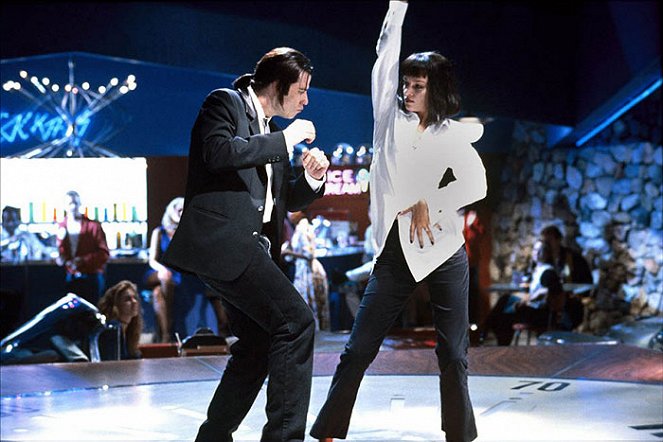 Pulp Fiction - Filmfotos - John Travolta, Uma Thurman