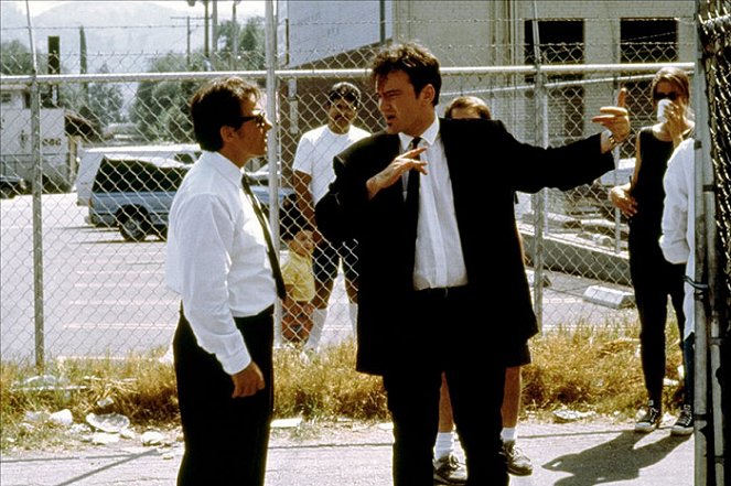 Reservoir Dogs - Van de set - Harvey Keitel, Quentin Tarantino