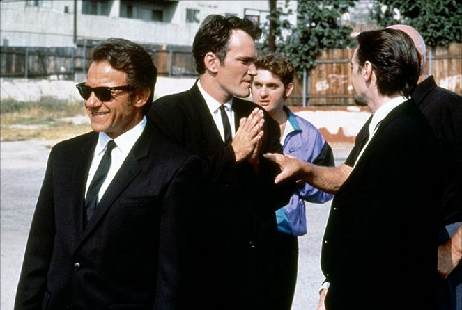 Reservoir Dogs - Wilde Hunde - Filmfotos - Harvey Keitel, Quentin Tarantino, Chris Penn
