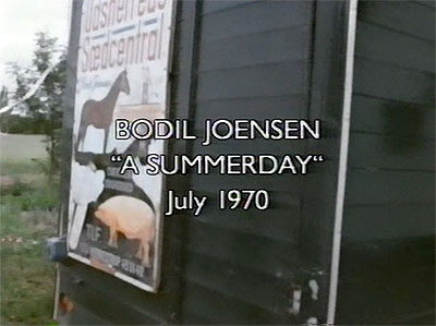 Bodil Joensen - en sommerdag juli 1970 - Kuvat elokuvasta