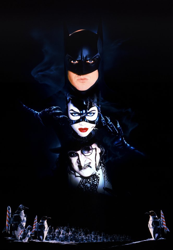 Batman visszatér - Promóció fotók - Michael Keaton, Michelle Pfeiffer, Danny DeVito