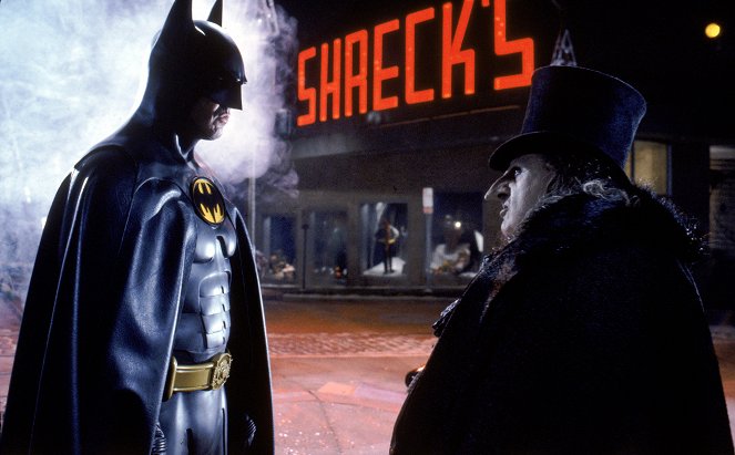 Batman se vrací - Z filmu - Michael Keaton, Danny DeVito