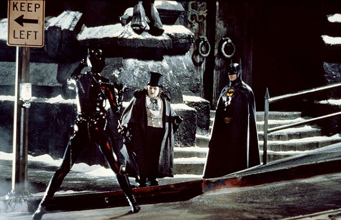 Batman visszatér - Filmfotók - Danny DeVito, Michael Keaton