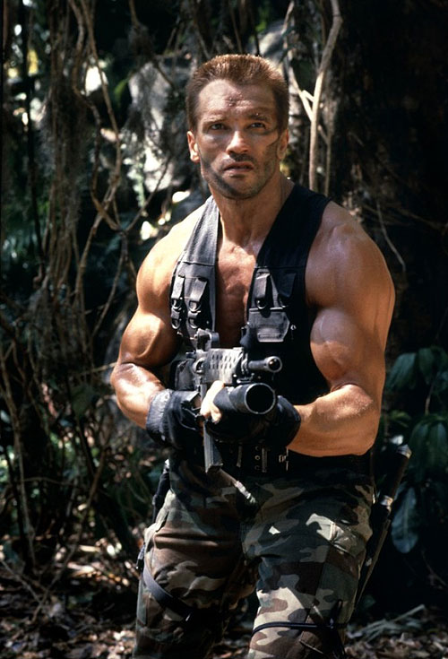 O Predador - Do filme - Arnold Schwarzenegger