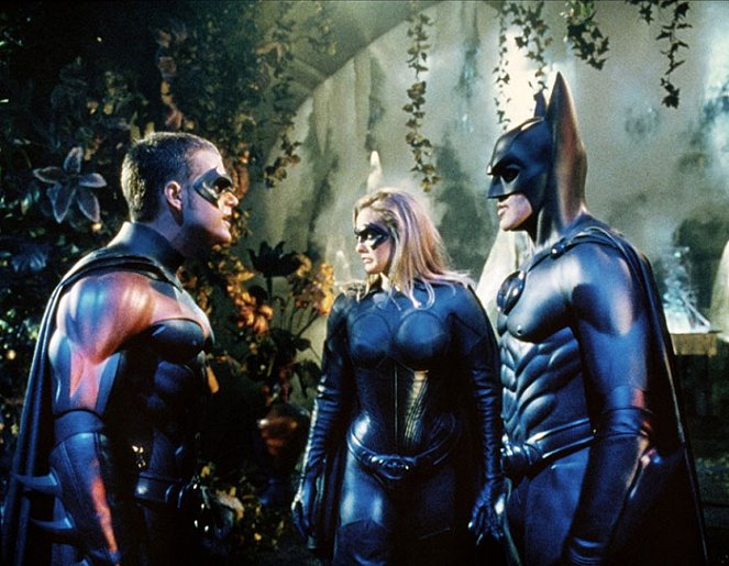 Batman és Robin - Filmfotók - Chris O'Donnell, Alicia Silverstone, George Clooney