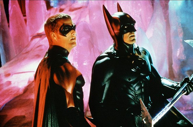 Batman és Robin - Filmfotók - Chris O'Donnell, George Clooney