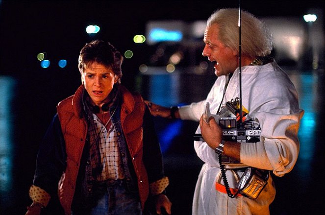 Paluu tulevaisuuteen - Kuvat elokuvasta - Michael J. Fox, Christopher Lloyd