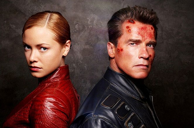 Terminator 3 – Rebellion der Maschinen - Werbefoto - Kristanna Loken, Arnold Schwarzenegger