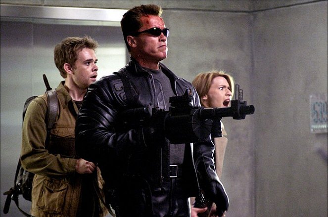 Terminátor 3: Vzbura strojov - Z filmu - Nick Stahl, Arnold Schwarzenegger, Claire Danes