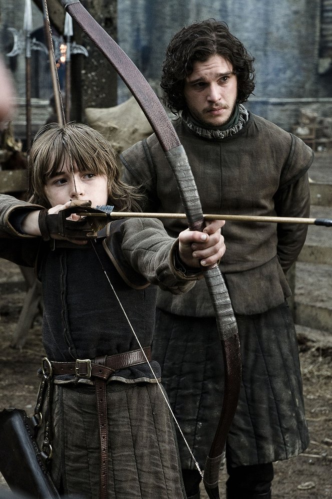 Game of Thrones - Season 1 - Winter Is Coming - Photos - Isaac Hempstead-Wright, Kit Harington