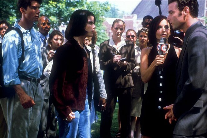 Scream 2 – Schrei des Todes - Filmfotos - Jerry O'Connell, Neve Campbell, Courteney Cox, Liev Schreiber