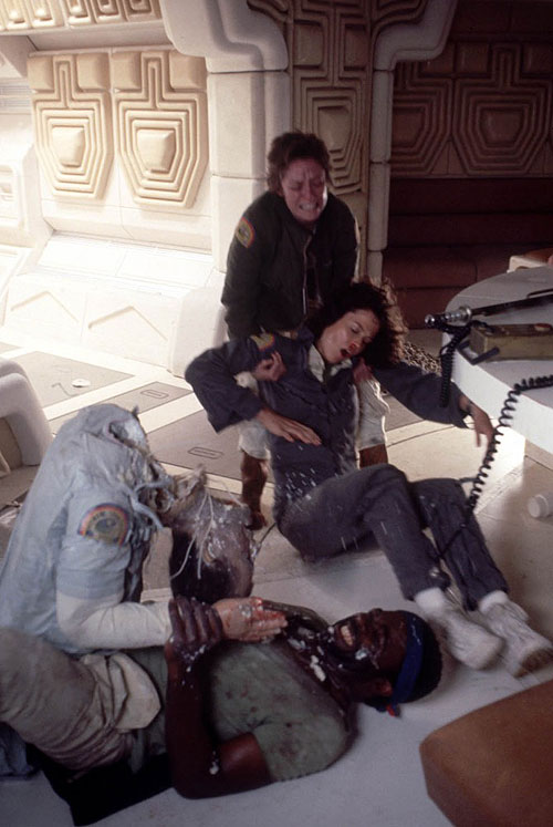 Vetřelec - Z filmu - Veronica Cartwright, Sigourney Weaver, Yaphet Kotto