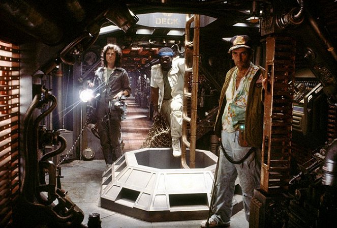 Alien - O 8.º Passageiro - Do filme - Sigourney Weaver, Yaphet Kotto, Harry Dean Stanton