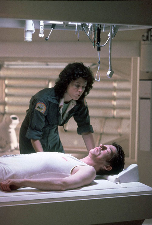 Alien - O 8.º Passageiro - Do filme - Sigourney Weaver, John Hurt