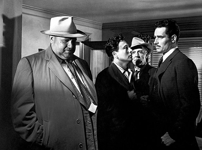 Dotyk zła - Z filmu - Orson Welles, Joseph Calleia, Charlton Heston