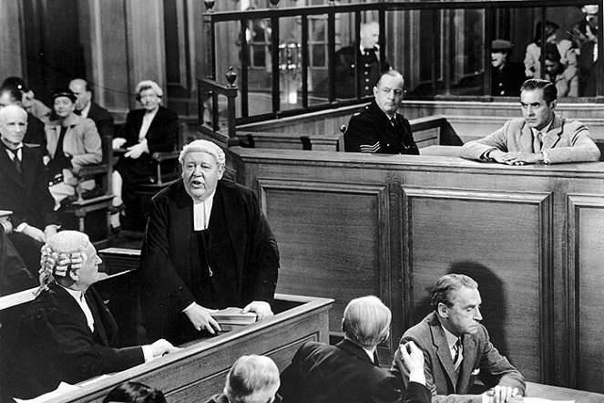 Witness for the Prosecution - Van film - Charles Laughton, Henry Daniell, Tyrone Power