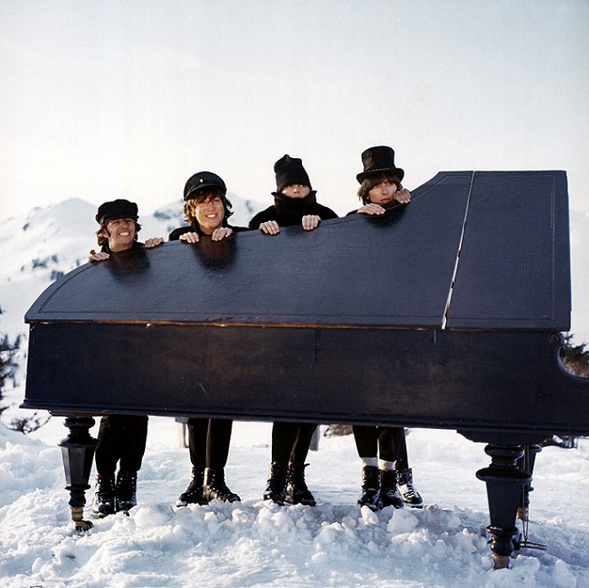 Segítség! - Filmfotók - Ringo Starr, John Lennon, Paul McCartney, George Harrison