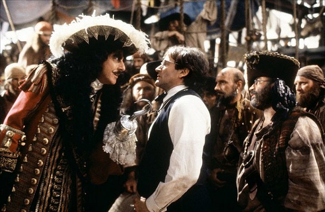 Hook (El capitán Garfio) - De la película - Dustin Hoffman, Robin Williams, Bob Hoskins