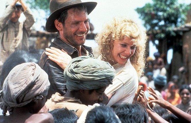 Indiana Jones and the Temple of Doom - Van film - Kate Capshaw, Harrison Ford