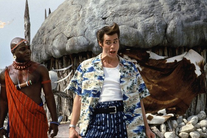 Ace Ventura: Zew natury - Z filmu - Maynard Eziashi, Jim Carrey