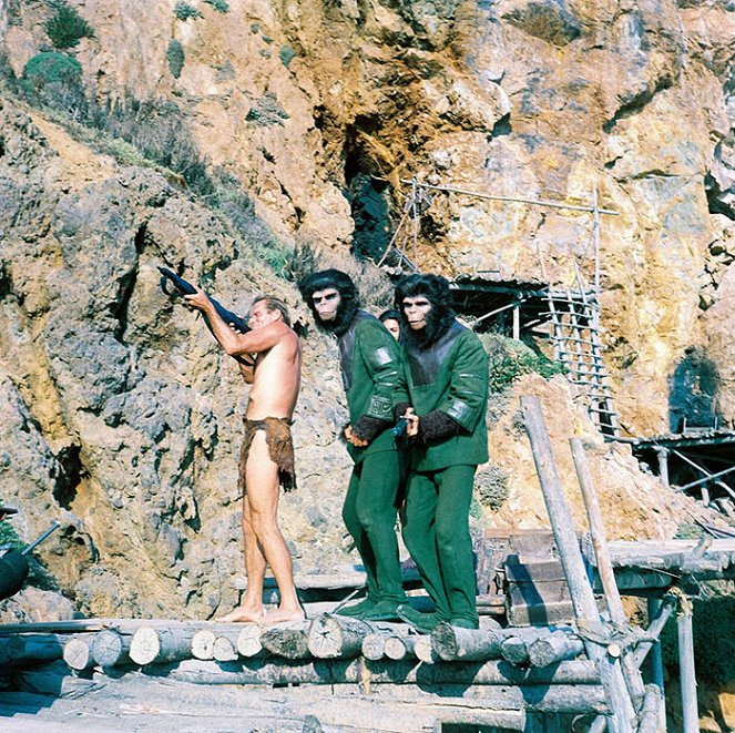 Planeta małp - Z filmu - Charlton Heston, Roddy McDowall, Lou Wagner