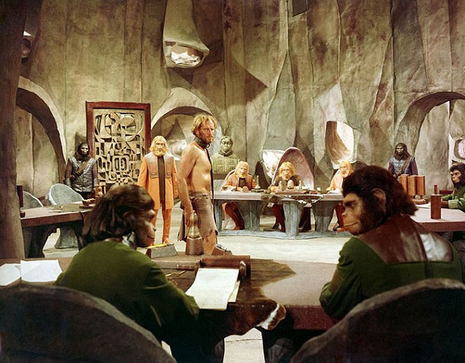 Planeta małp - Z filmu - Kim Hunter, Charlton Heston, Roddy McDowall
