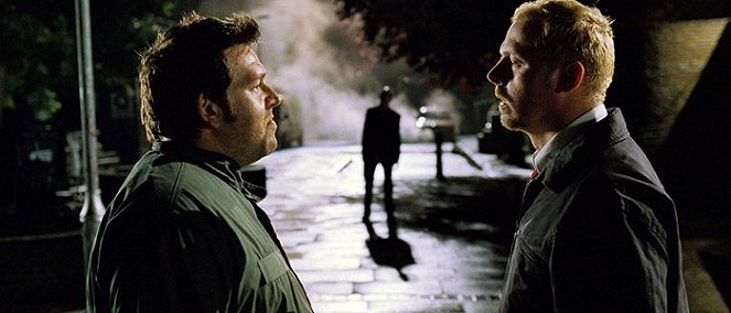 Todo Mundo Quase Morto - Do filme - Nick Frost, Simon Pegg